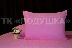Купить розовые махровые наволочки на молнии в Иркутске